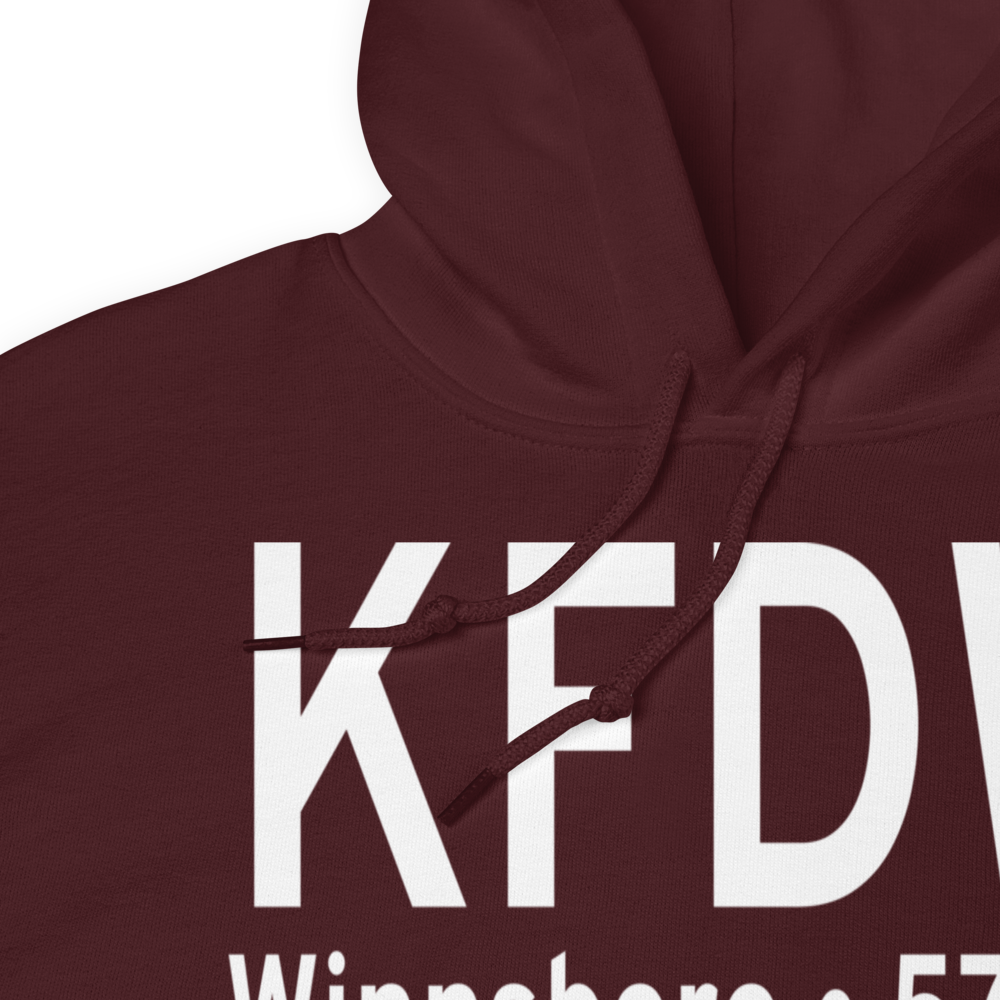 Fairfield County Airport (KFDW) ICAO Hoodie Sweatshirt 