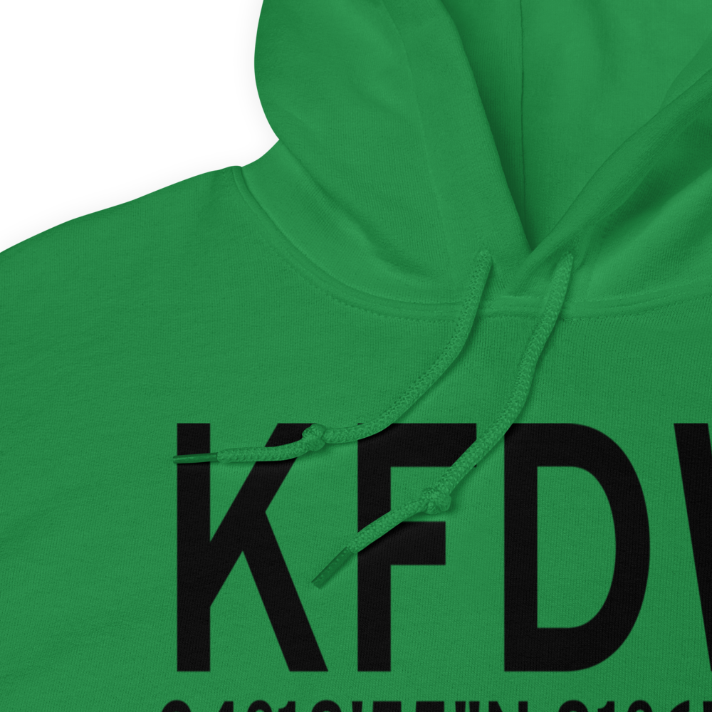 Fairfield County Airport (KFDW) ICAO Hoodie Sweatshirt 