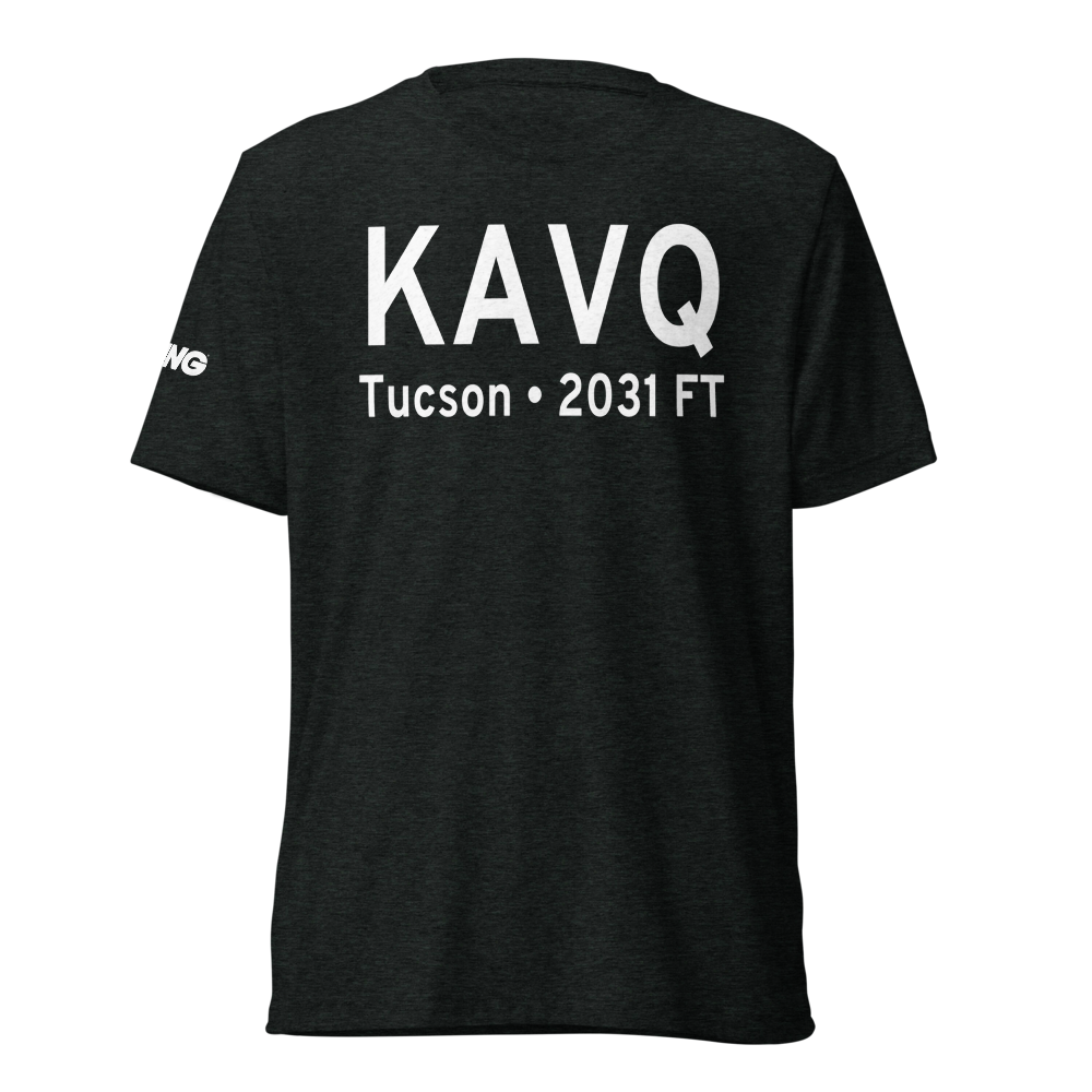 Marana Regional Airport (KAVQ) ICAO Tri-blend T-Shirt 