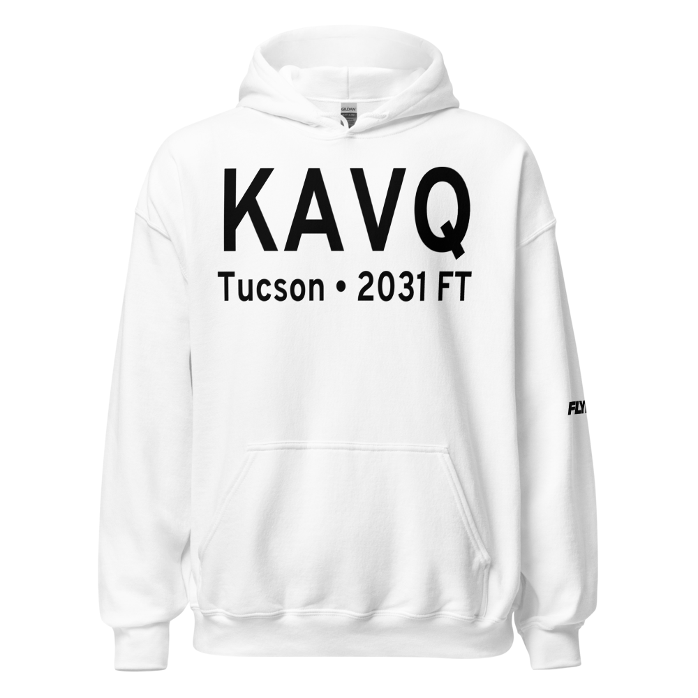 Marana Regional Airport (KAVQ) ICAO Hoodie Sweatshirt 