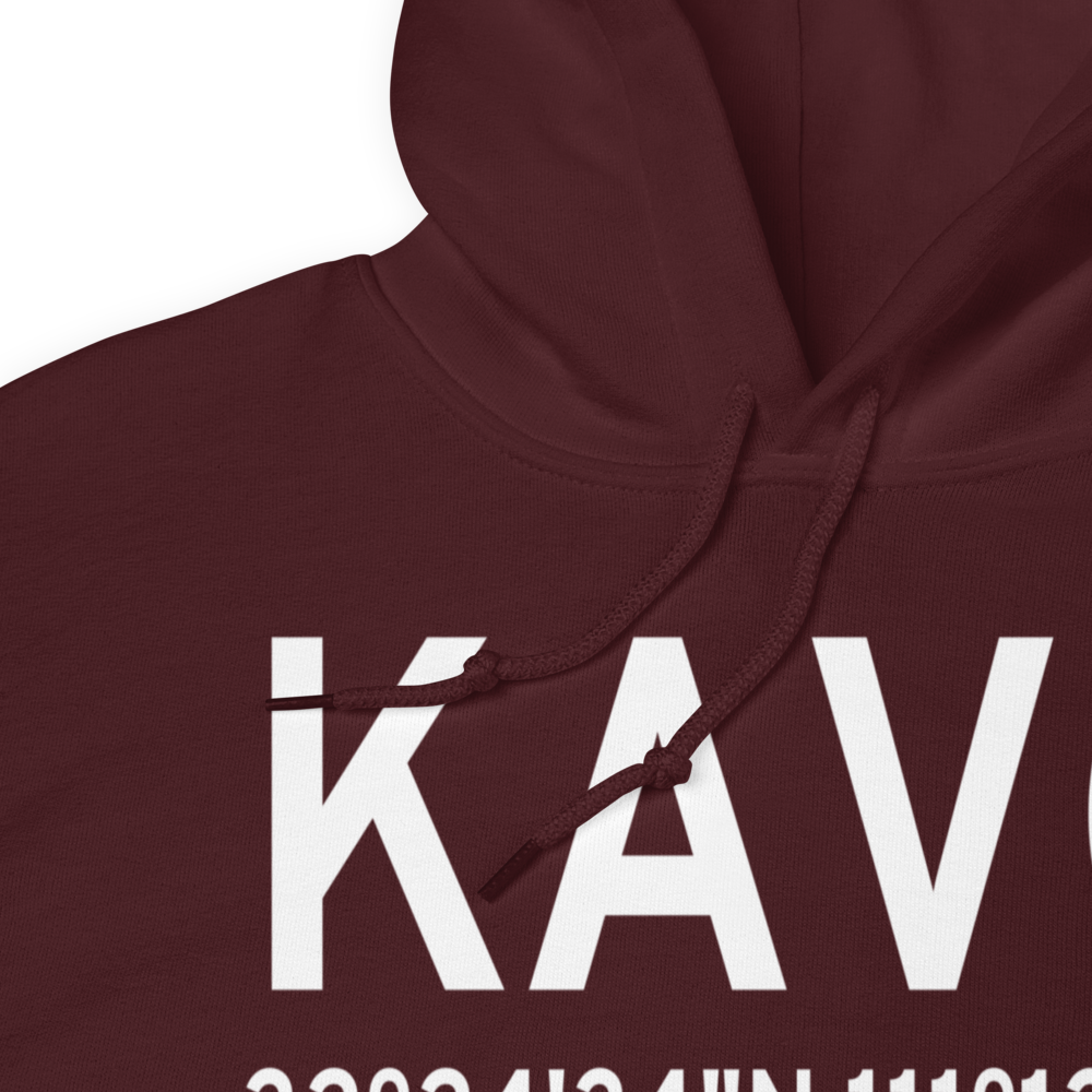 Marana Regional Airport (KAVQ) ICAO Hoodie Sweatshirt 