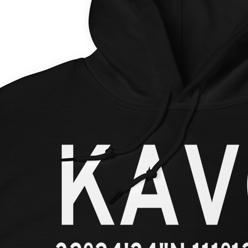 Marana Regional Airport (KAVQ) ICAO Hoodie Sweatshirt 