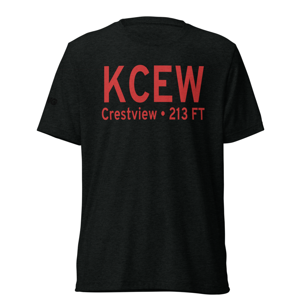 Bob Sikes Airport (KCEW) ICAO Tri-blend T-Shirt 