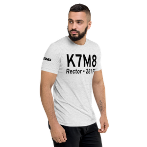 Rector Airport (K7M8) ICAO Tri-blend T-Shirt