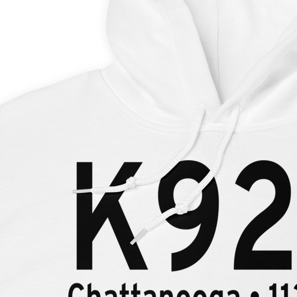 Chattanooga Sky Harbor Airport (K92F) ICAO Hoodie Sweatshirt 