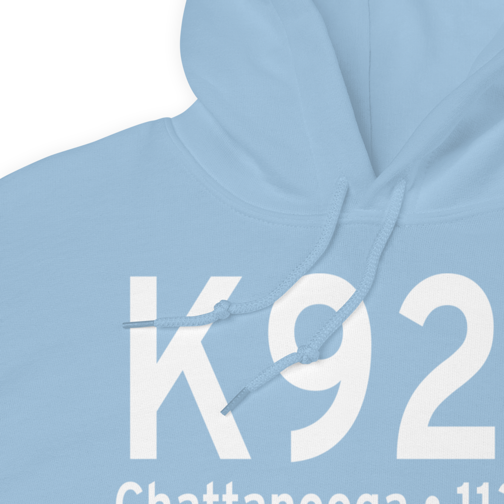 Chattanooga Sky Harbor Airport (K92F) ICAO Hoodie Sweatshirt 