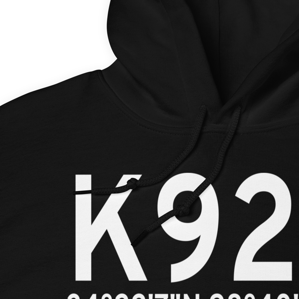 Chattanooga Sky Harbor Airport (K92F) ICAO Hoodie Sweatshirt 