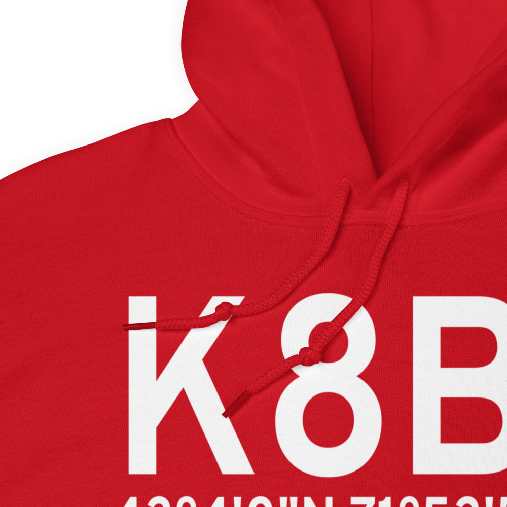 Hawthorne Feather Airpark (K8B1) ICAO Hoodie Sweatshirt 