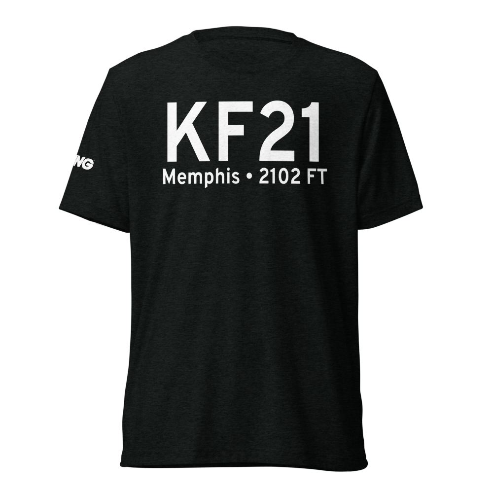 Memphis Municipal Airport (KF21) ICAO Tri-blend T-Shirt 