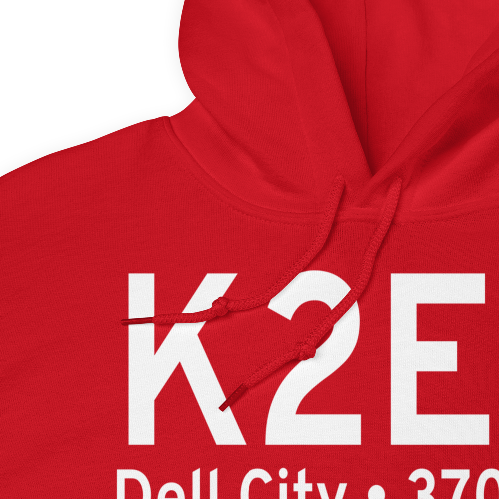 Dell City Municipal Airport (K2E5) ICAO Hoodie Sweatshirt 