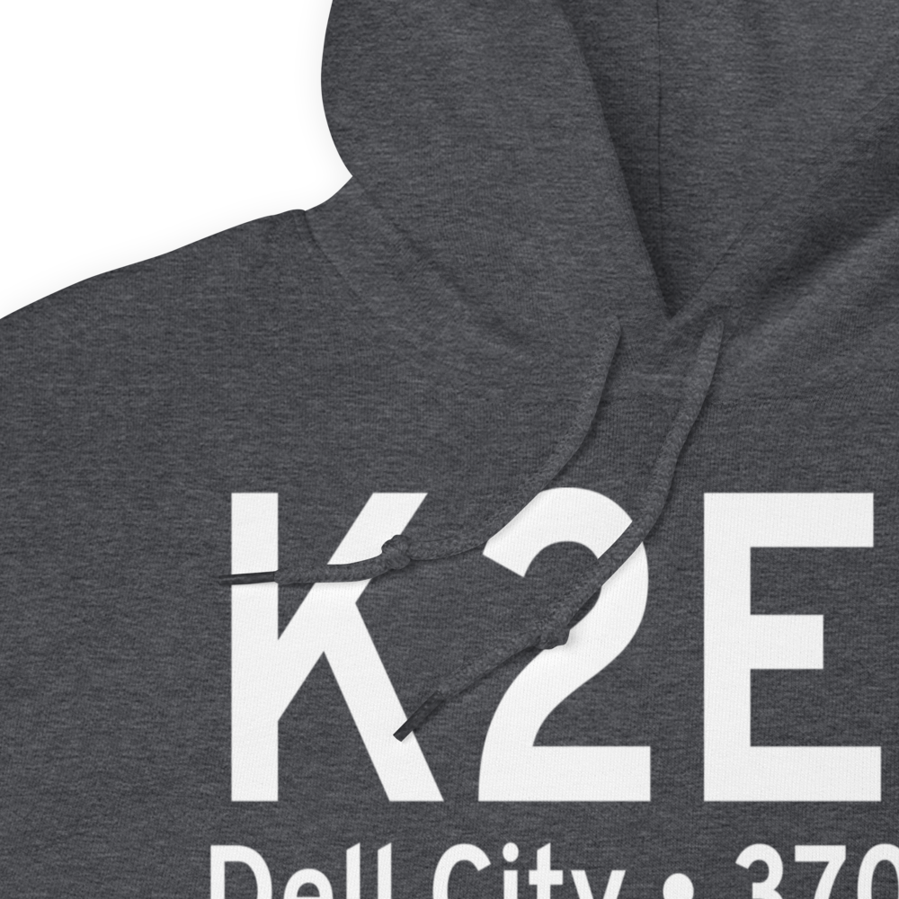 Dell City Municipal Airport (K2E5) ICAO Hoodie Sweatshirt 