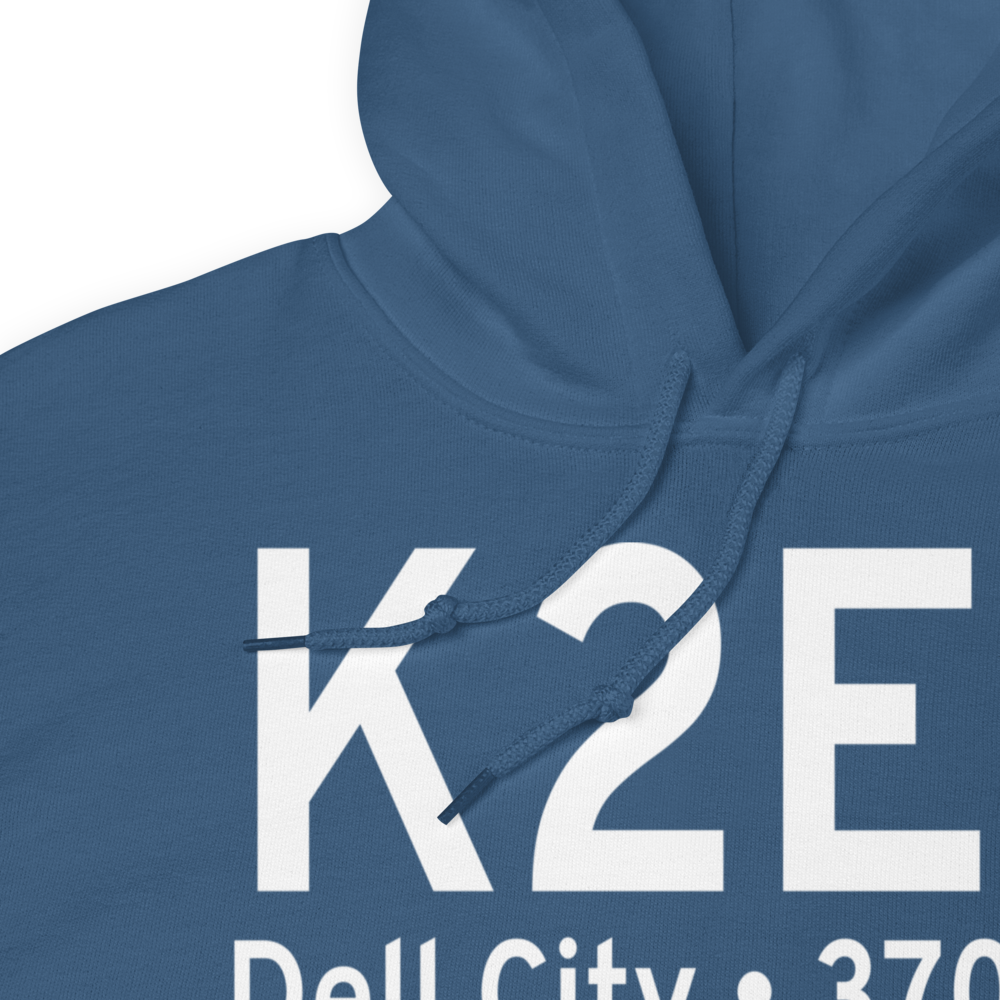 Dell City Municipal Airport (K2E5) ICAO Hoodie Sweatshirt 