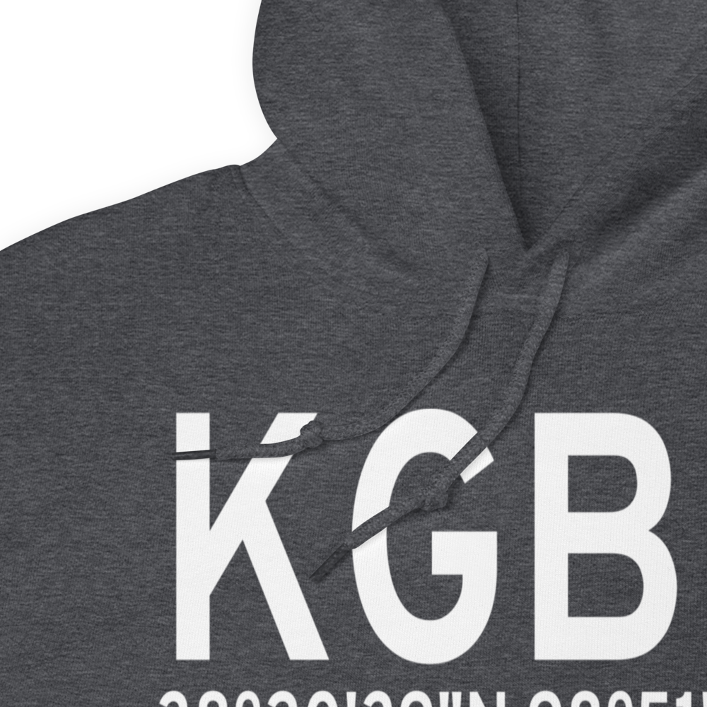 Great Bend Municipal Airport (KGBD) ICAO Hoodie Sweatshirt 