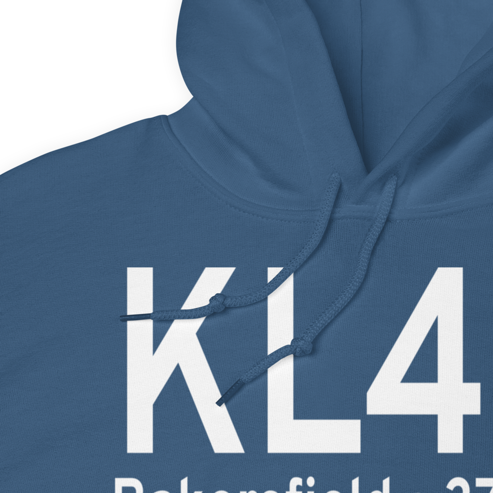 Bakersfield Municipal Airport (KL45) ICAO Hoodie Sweatshirt 