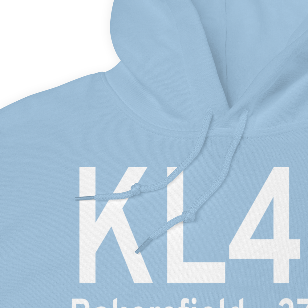 Bakersfield Municipal Airport (KL45) ICAO Hoodie Sweatshirt 