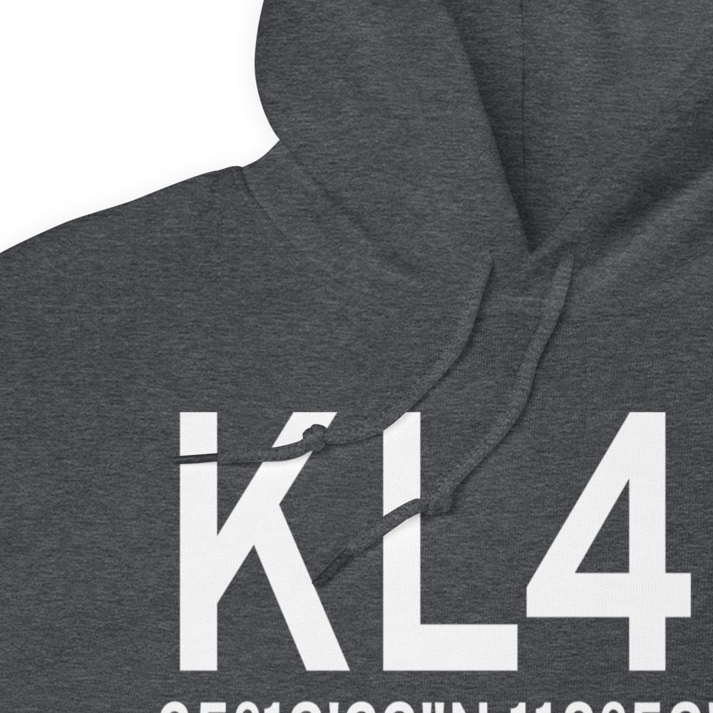 Bakersfield Municipal Airport (KL45) ICAO Hoodie Sweatshirt 
