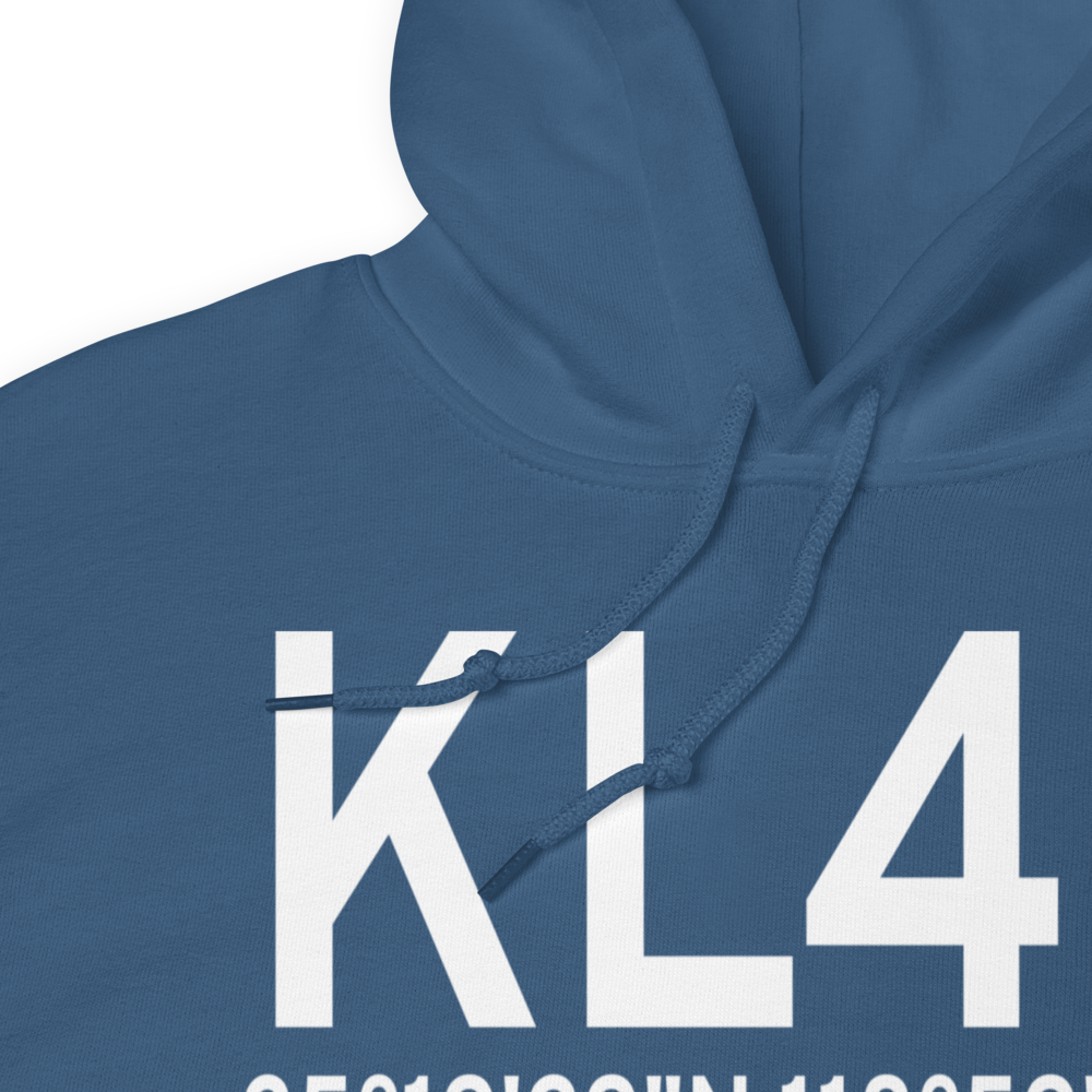 Bakersfield Municipal Airport (KL45) ICAO Hoodie Sweatshirt 