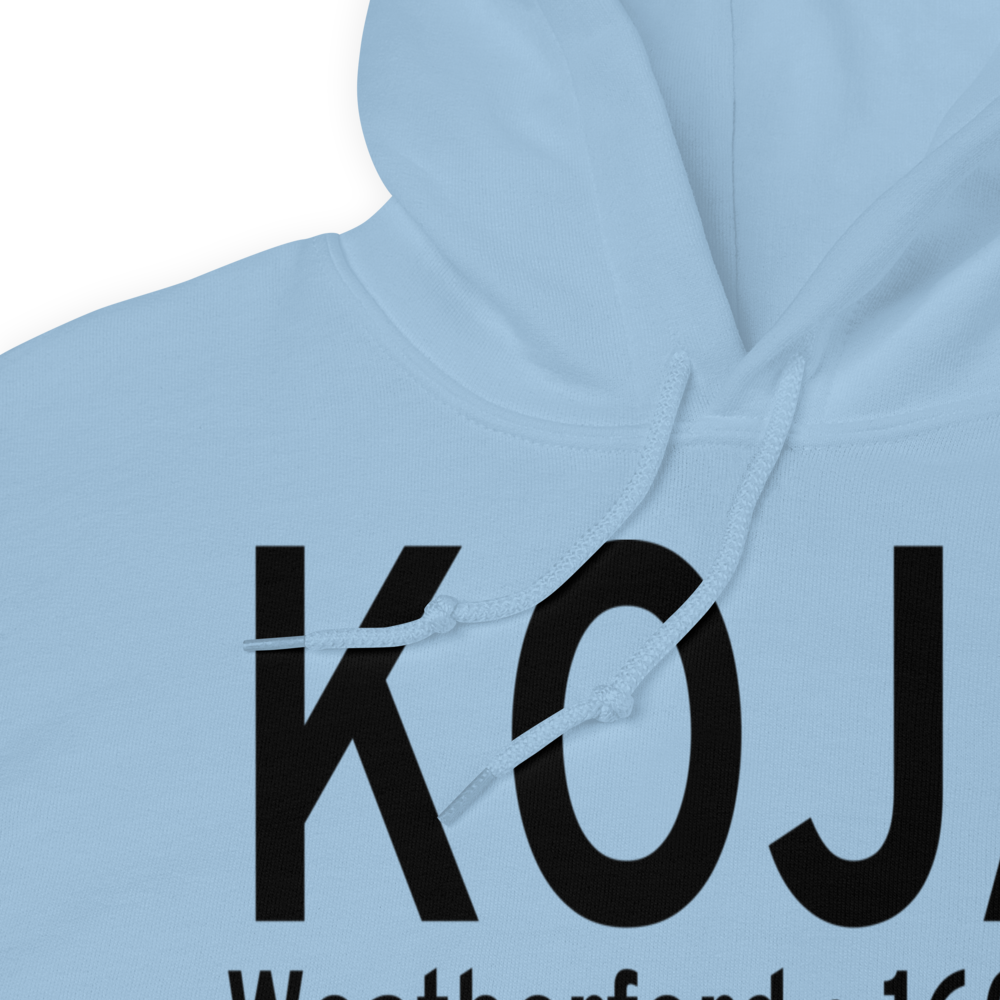 Thomas P Stafford Airport (KOJA) ICAO Hoodie Sweatshirt 