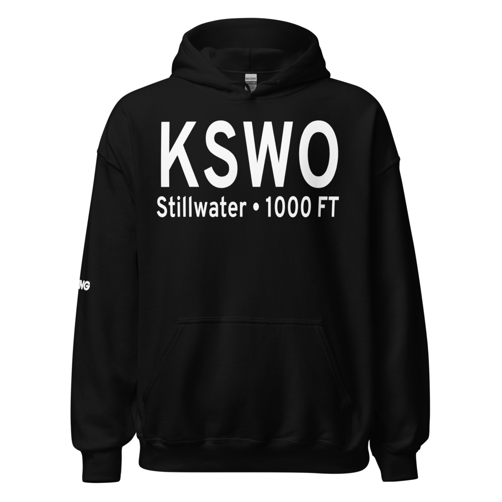 Stillwater Regional Airport (KSWO) ICAO Hoodie Sweatshirt 