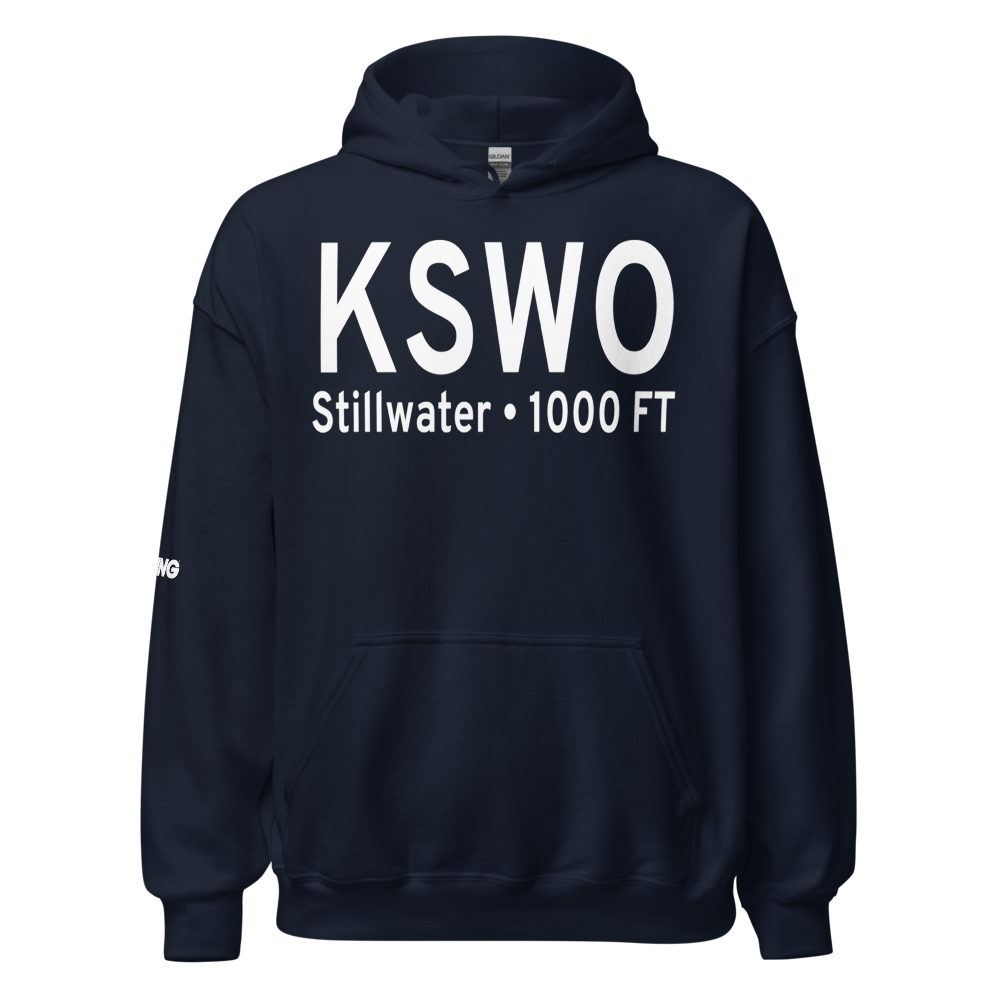 Stillwater Regional Airport (KSWO) ICAO Hoodie Sweatshirt 