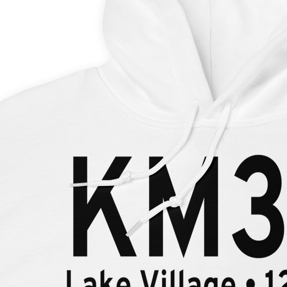 Lake Village Municipal Airport (KM32) ICAO Hoodie Sweatshirt 