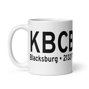 Virginia Tech Montgomery Executive Airport (KBCB) ICAO Mug