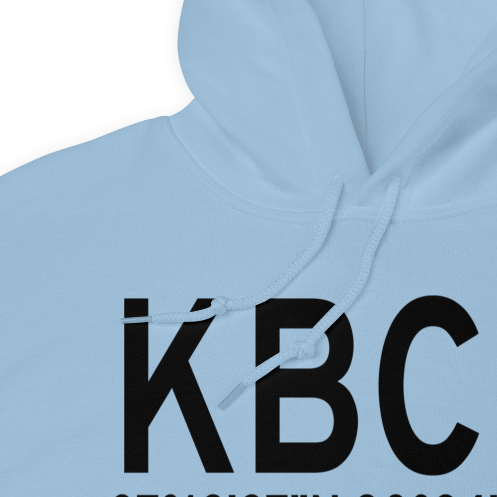 Virginia Tech Montgomery Executive Airport (KBCB) ICAO Hoodie Sweatshirt 