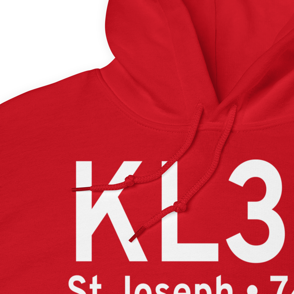 Tensas Parish Airport (KL33) ICAO Hoodie Sweatshirt 