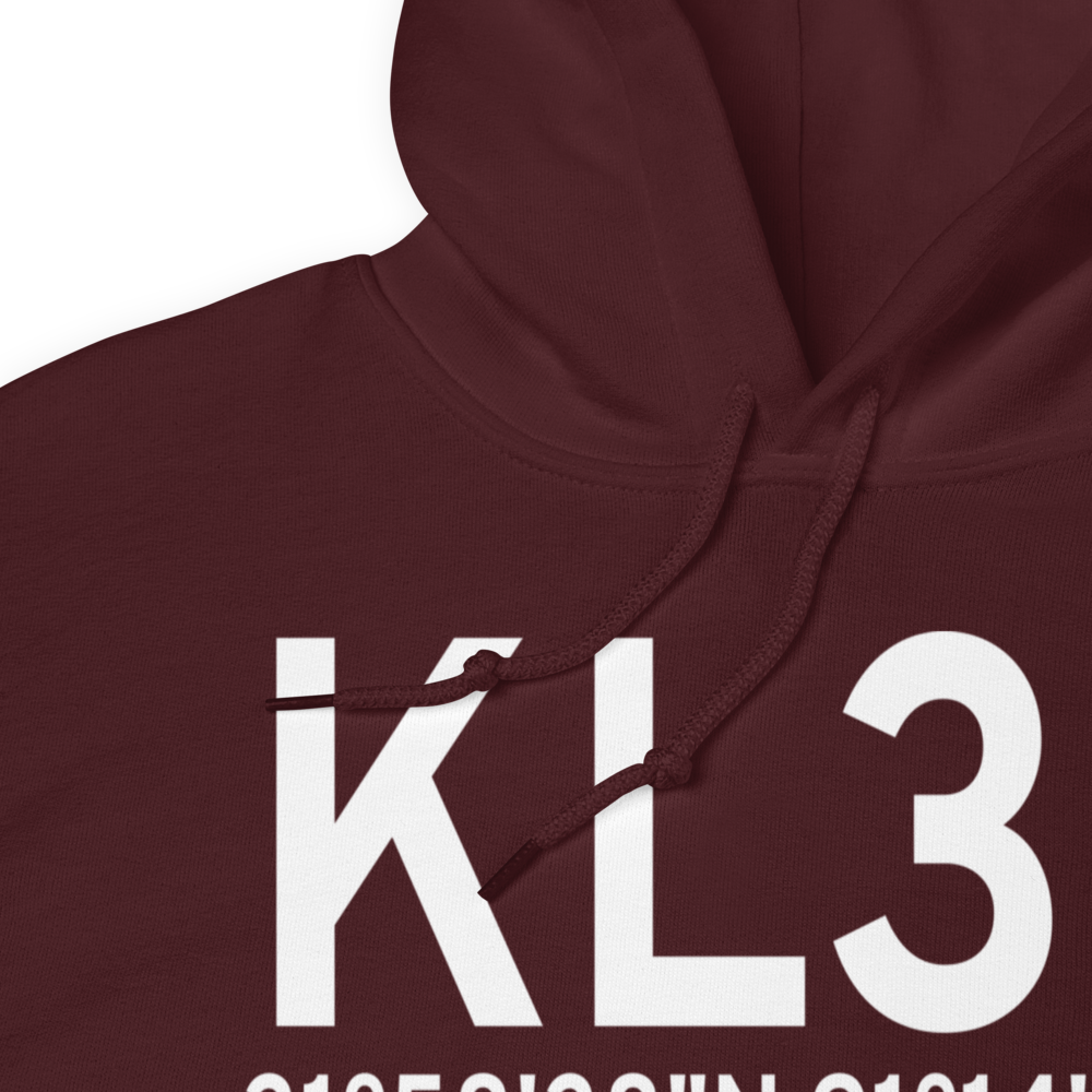 Tensas Parish Airport (KL33) ICAO Hoodie Sweatshirt 