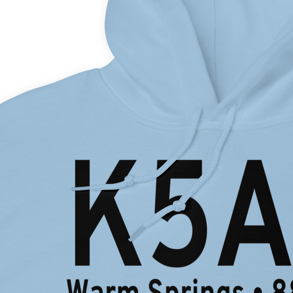 Roosevelt Memorial Airport (K5A9) ICAO Hoodie Sweatshirt 