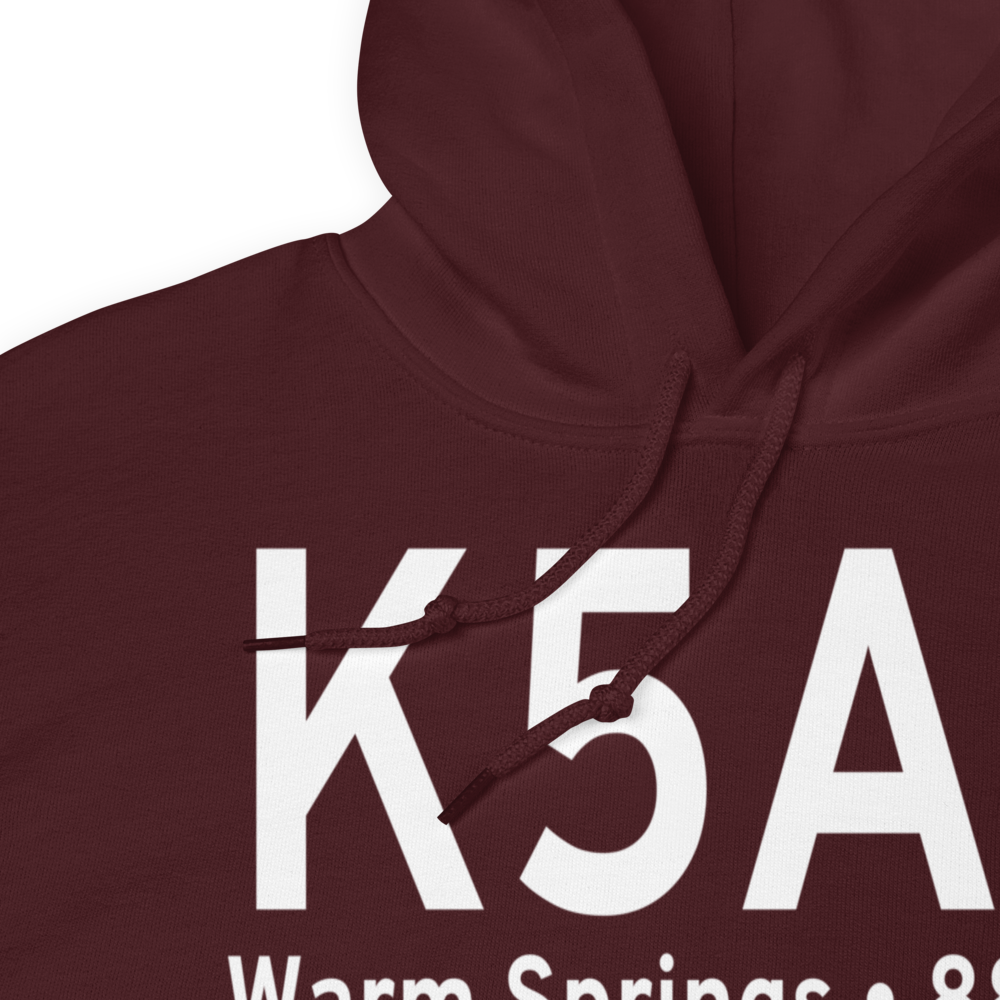 Roosevelt Memorial Airport (K5A9) ICAO Hoodie Sweatshirt 
