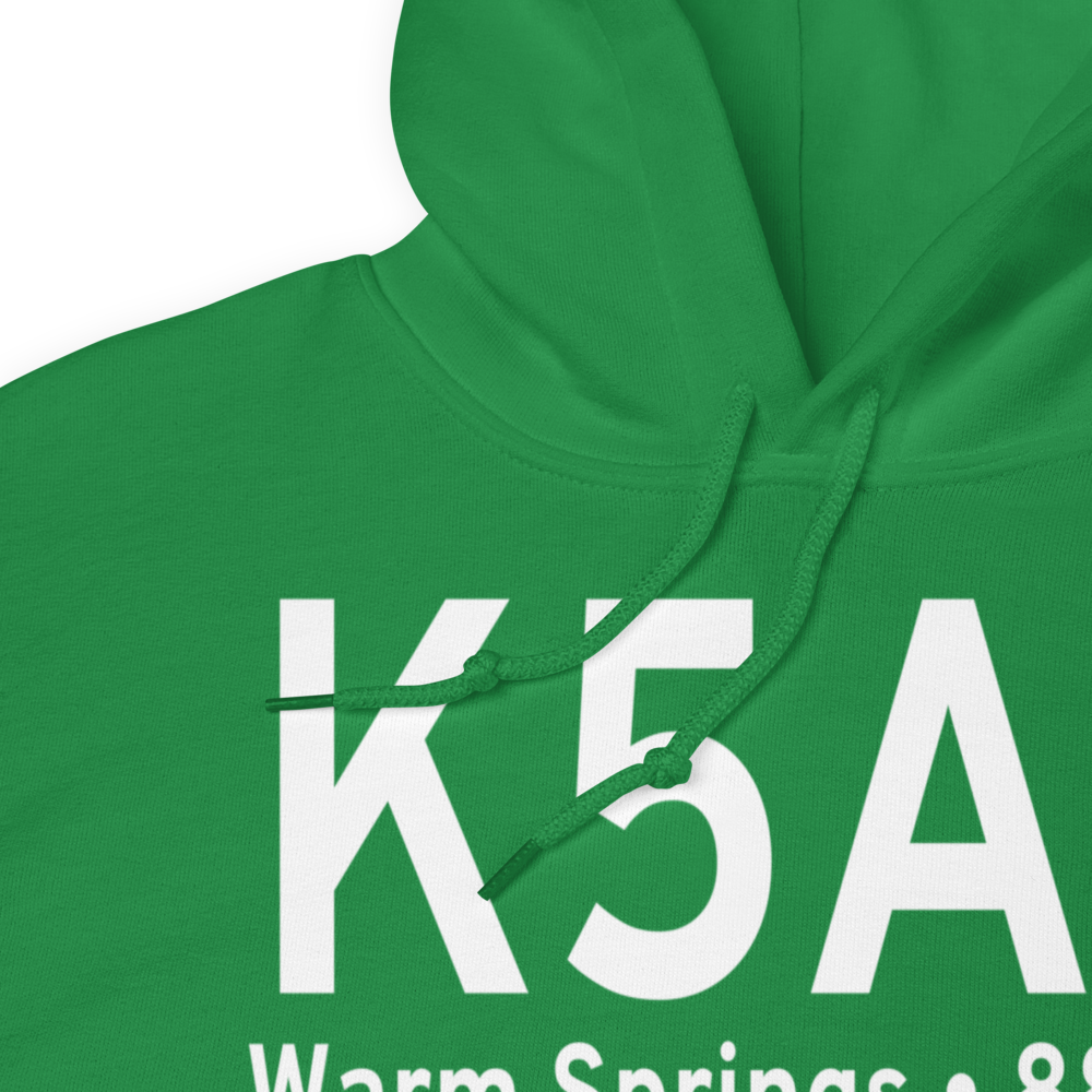 Roosevelt Memorial Airport (K5A9) ICAO Hoodie Sweatshirt 