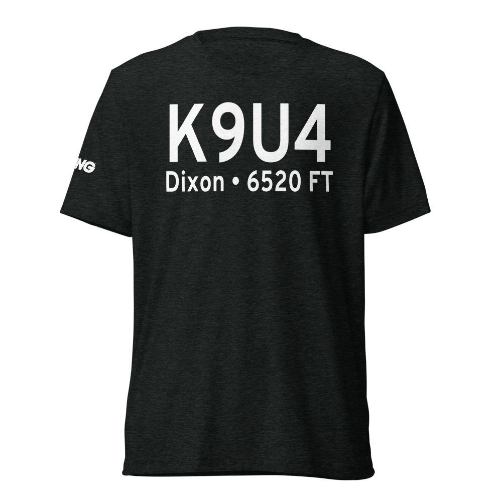 Dixon Airport (K9U4) ICAO Tri-blend T-Shirt 