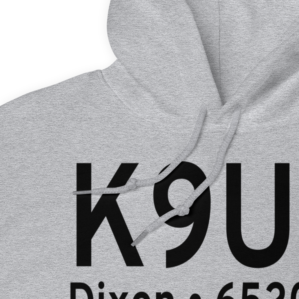 Dixon Airport (K9U4) ICAO Hoodie Sweatshirt 