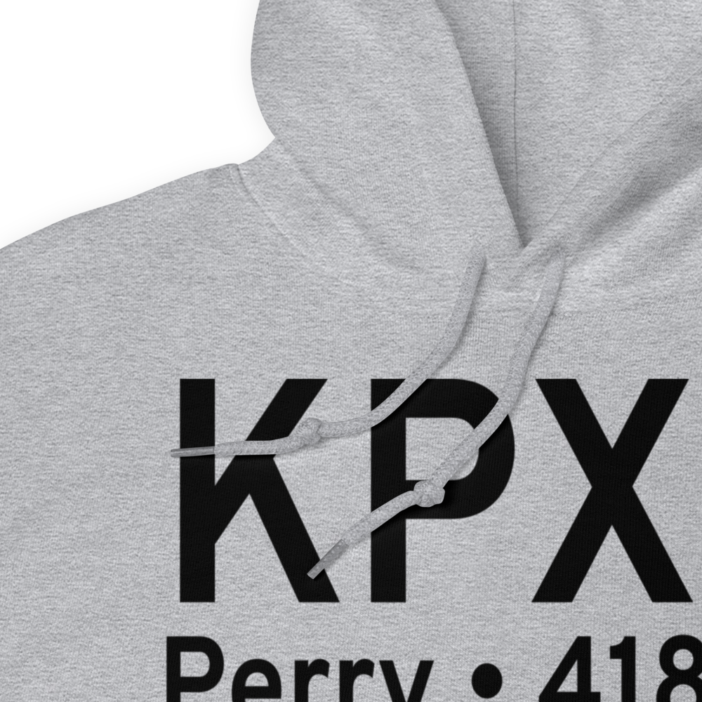 Perry Houston County Airport (KPXE) ICAO Hoodie Sweatshirt 