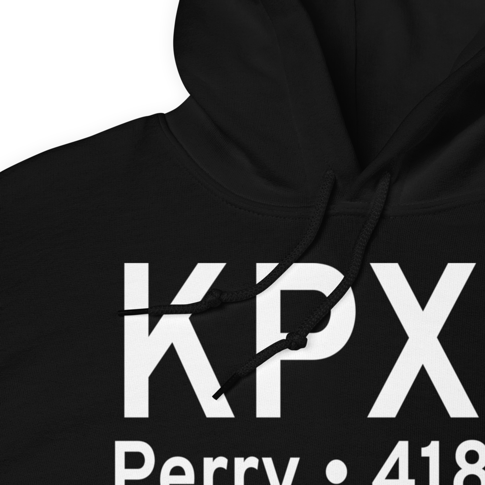 Perry Houston County Airport (KPXE) ICAO Hoodie Sweatshirt 