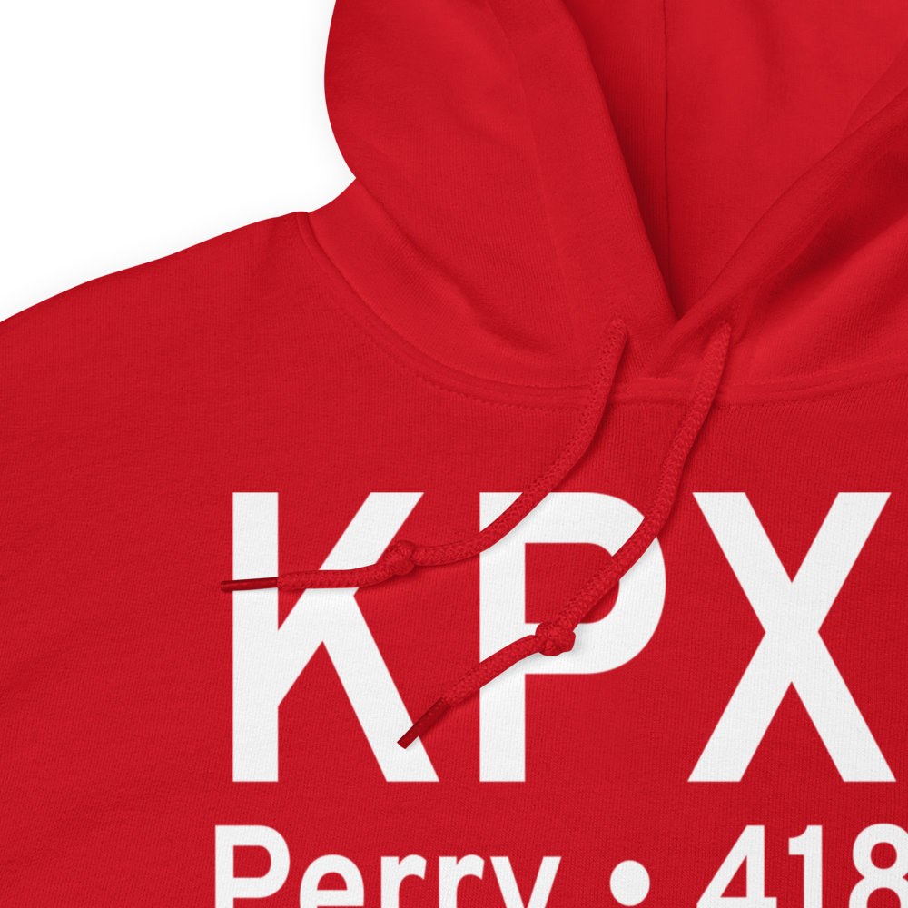 Perry Houston County Airport (KPXE) ICAO Hoodie Sweatshirt 