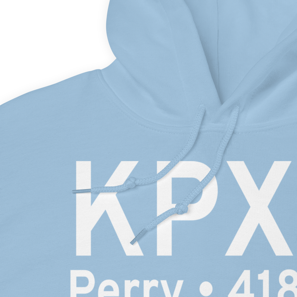 Perry Houston County Airport (KPXE) ICAO Hoodie Sweatshirt 