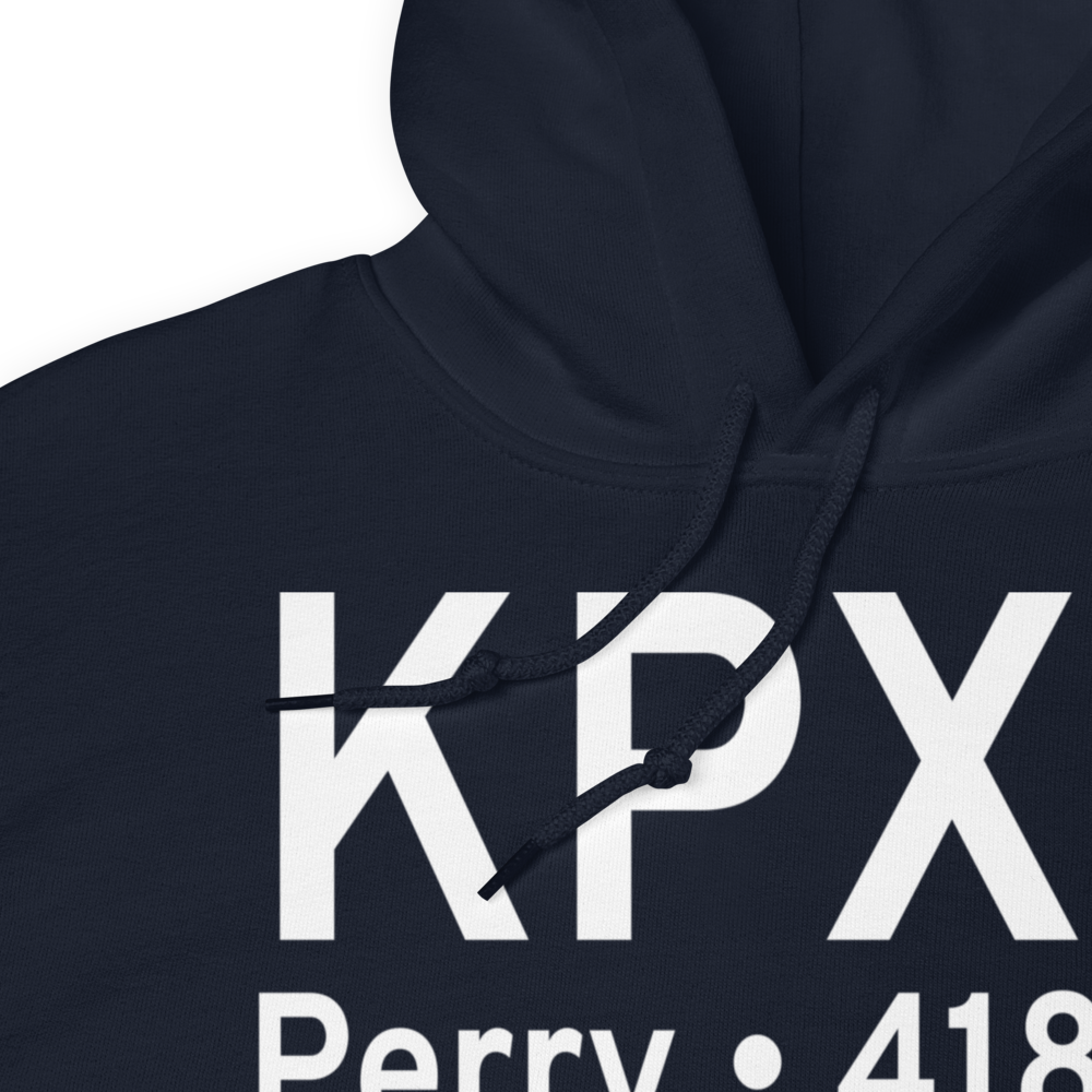 Perry Houston County Airport (KPXE) ICAO Hoodie Sweatshirt 