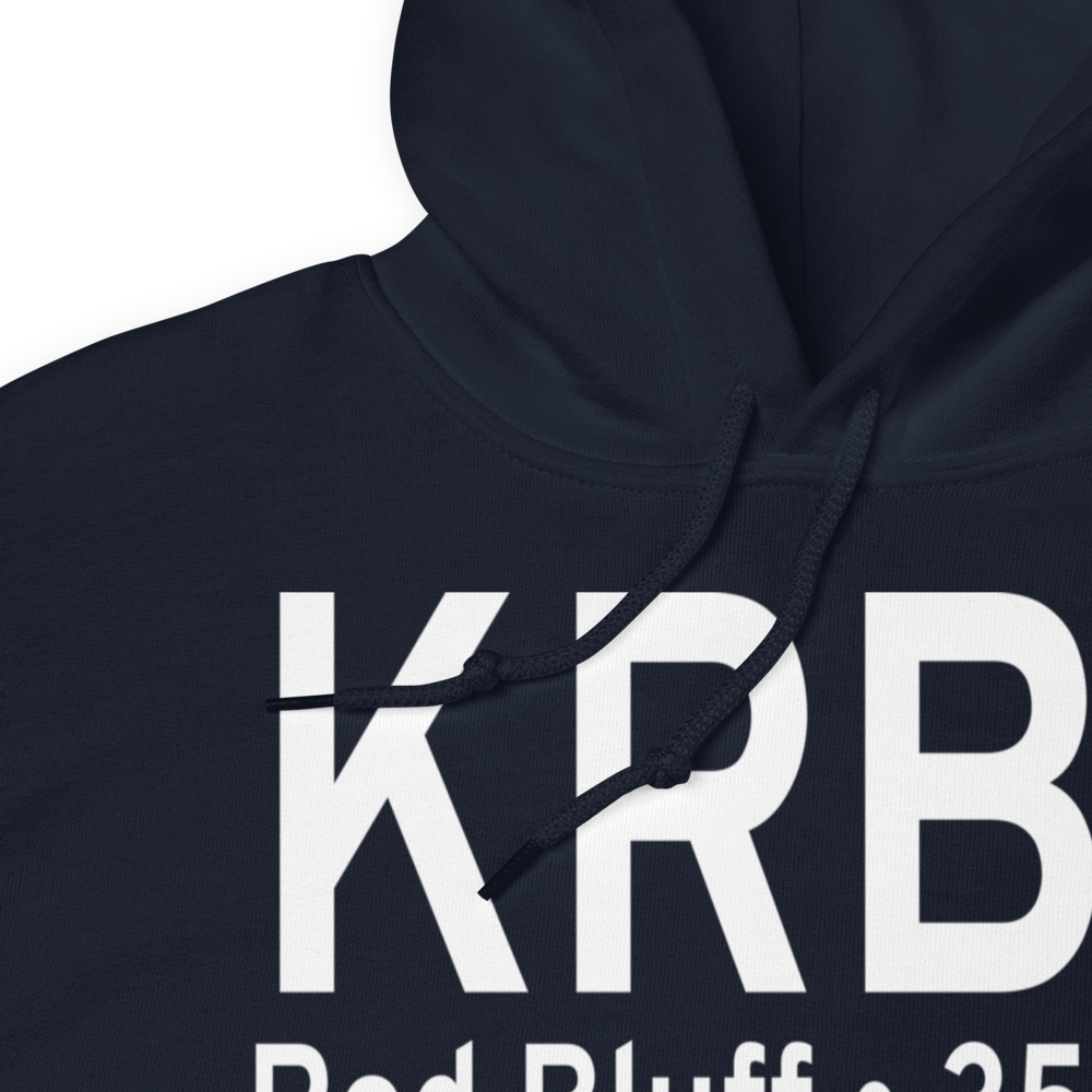 Red Bluff Municipal Airport (KRBL) ICAO Hoodie Sweatshirt 