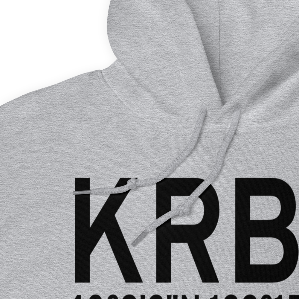 Red Bluff Municipal Airport (KRBL) ICAO Hoodie Sweatshirt 