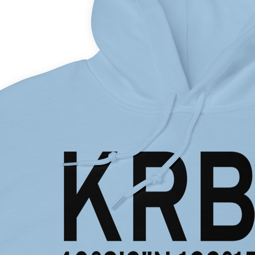 Red Bluff Municipal Airport (KRBL) ICAO Hoodie Sweatshirt 