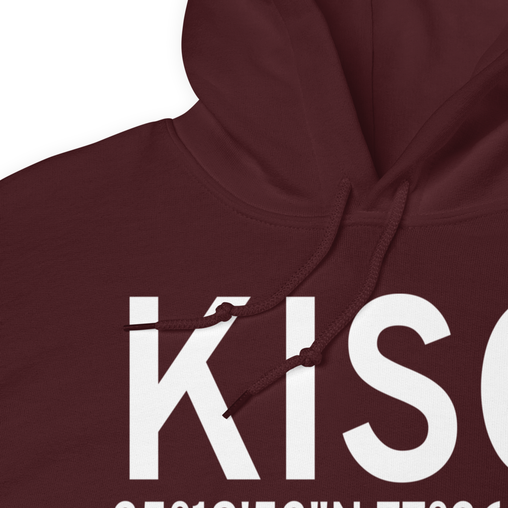 Kinston Regional Jetport At Stallings Field (KISO) ICAO Hoodie Sweatshirt 