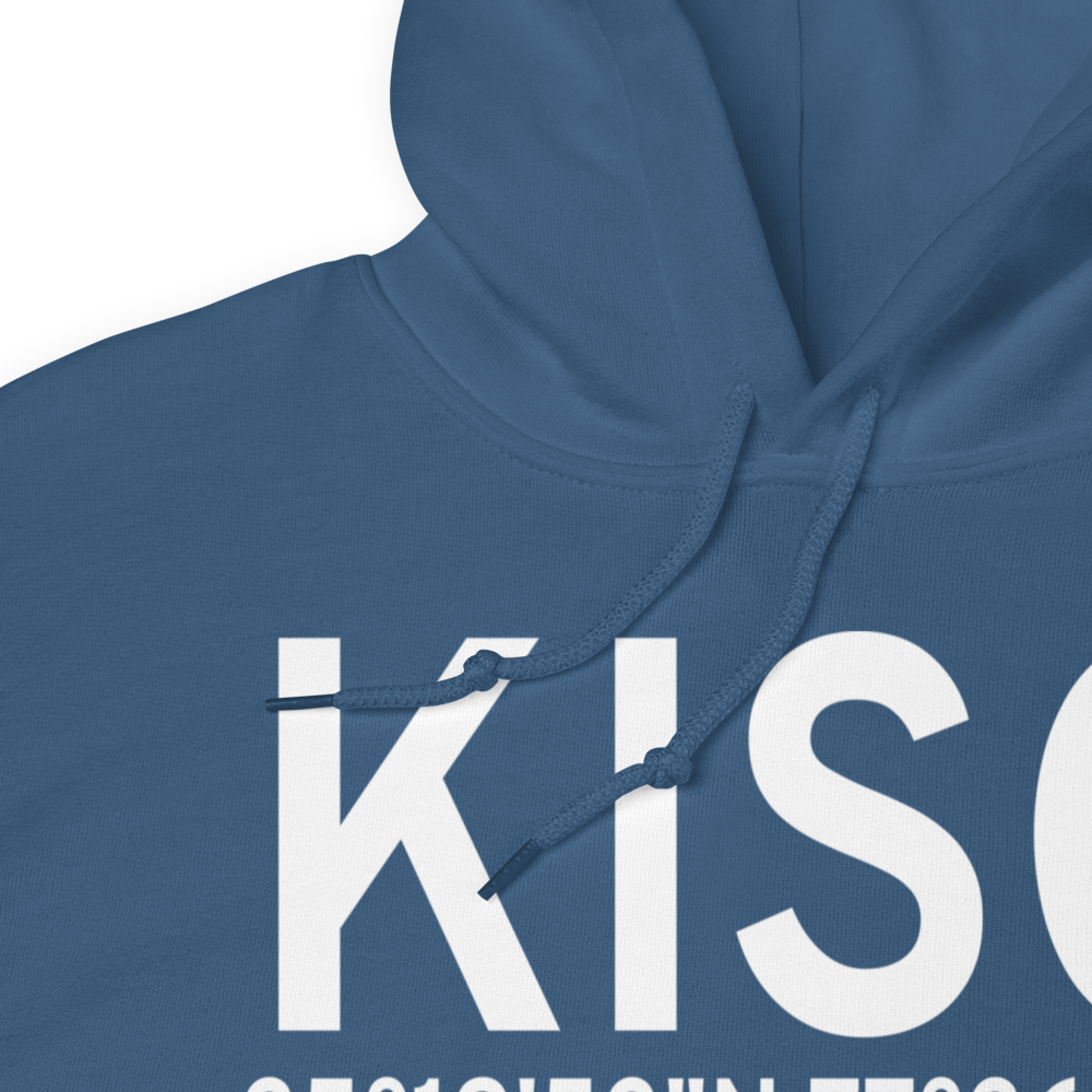 Kinston Regional Jetport At Stallings Field (KISO) ICAO Hoodie Sweatshirt 