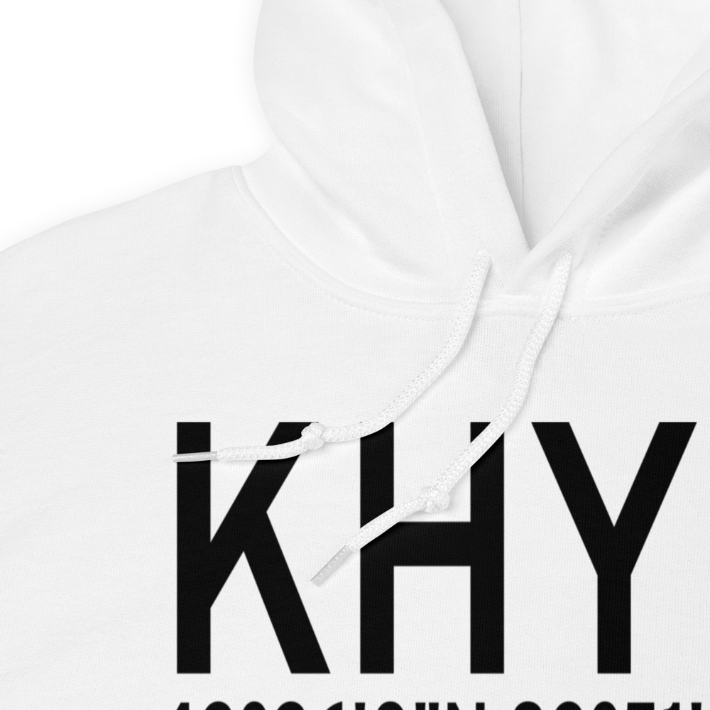 Saginaw County H.W. Browne Airport (KHYX) ICAO Hoodie Sweatshirt 