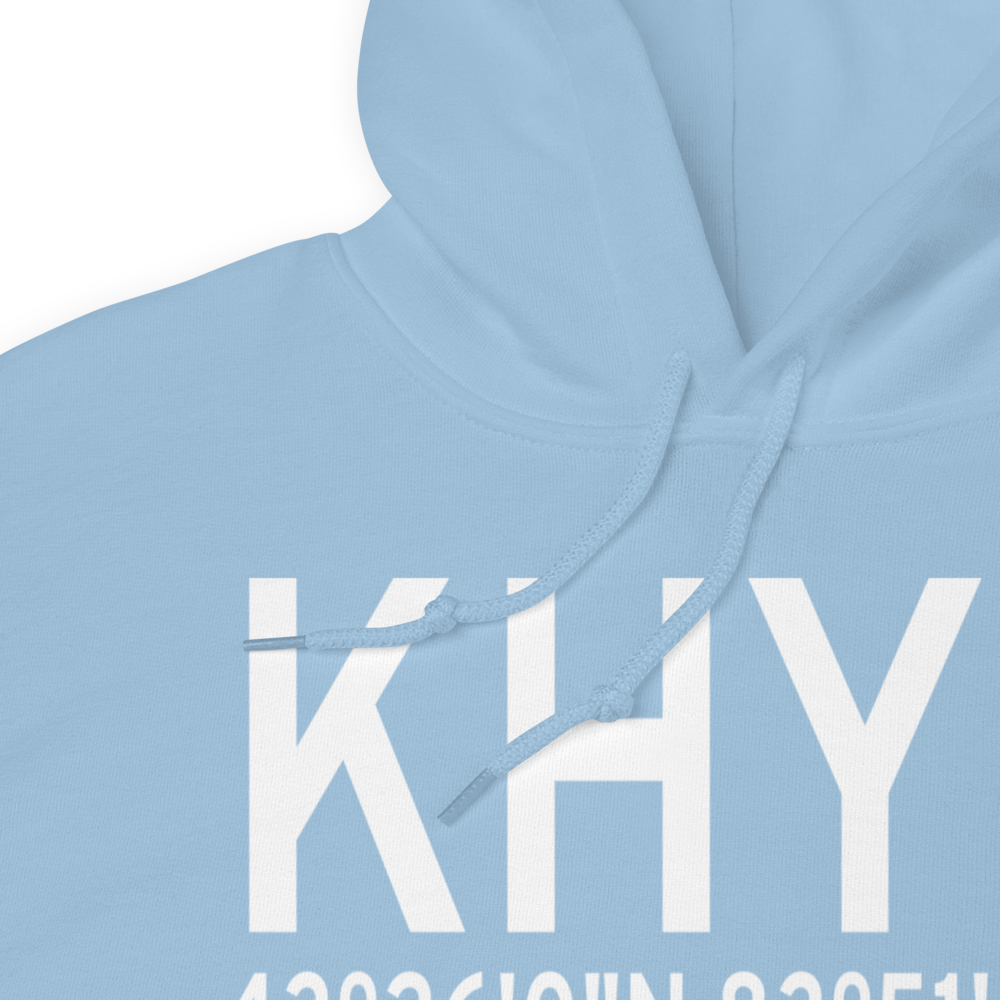Saginaw County H.W. Browne Airport (KHYX) ICAO Hoodie Sweatshirt 