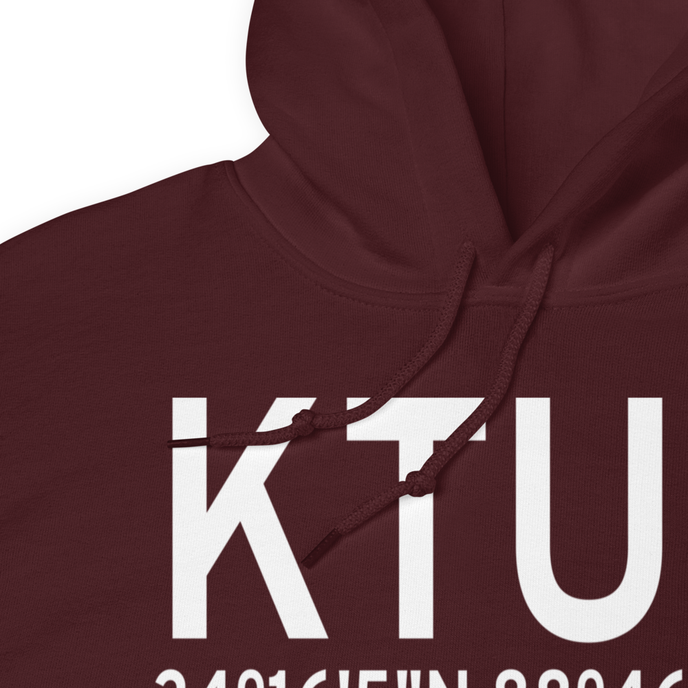 Tupelo Regional Airport (KTUP) ICAO Hoodie Sweatshirt 