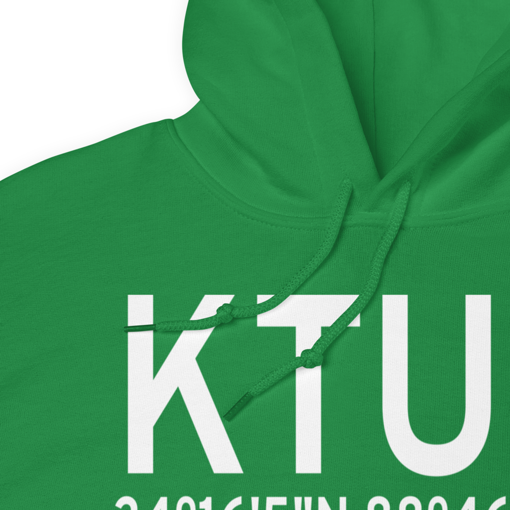 Tupelo Regional Airport (KTUP) ICAO Hoodie Sweatshirt 