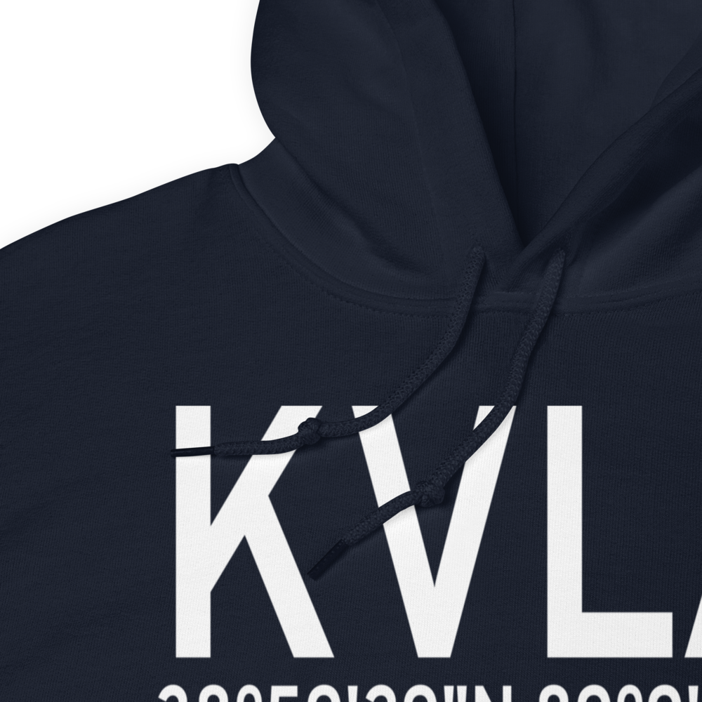 Vandalia Municipal Airport (KVLA) ICAO Hoodie Sweatshirt 
