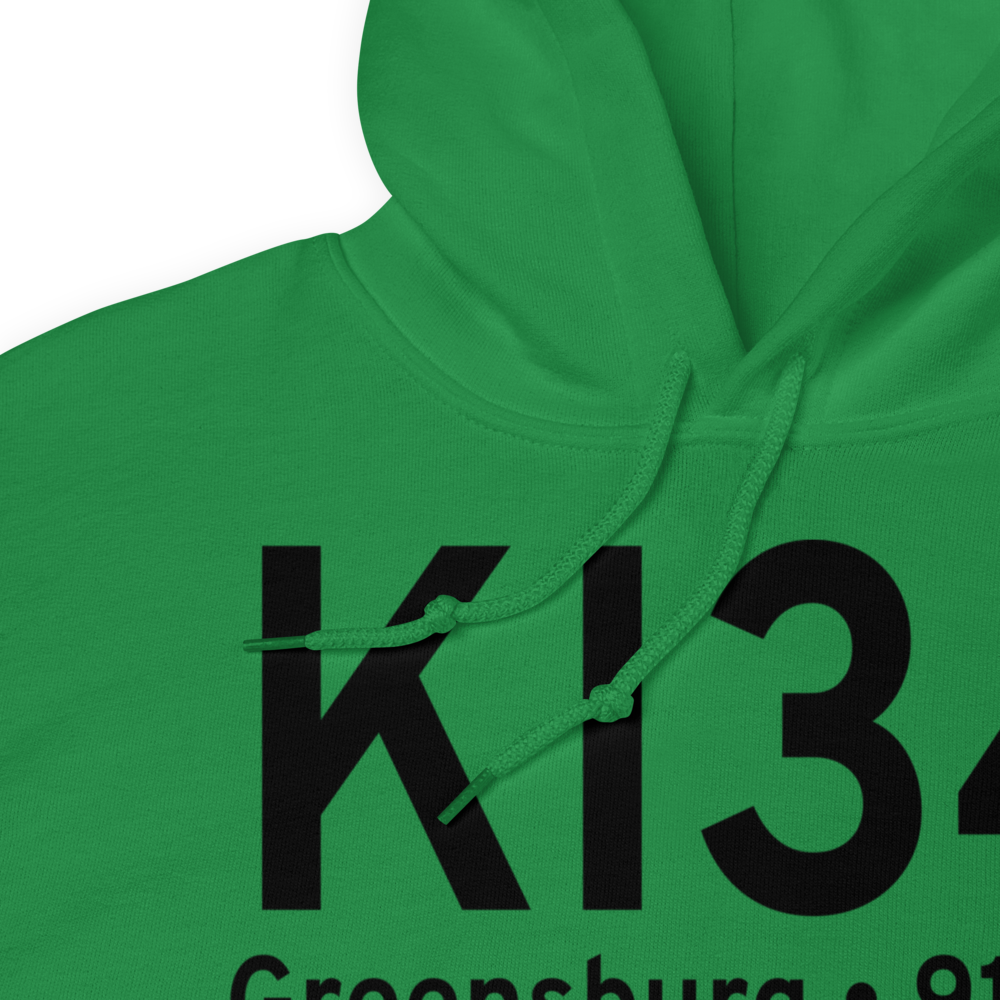 Greensburg Municipal Airport (KI34) ICAO Hoodie Sweatshirt 